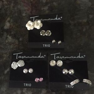 3 sets Taramanda earring trios